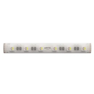 Светодиодная лента 24V 14,4W/m (на канал 3,6W/m) RGB+W 3000К 5м IP65 AQUA TAPE