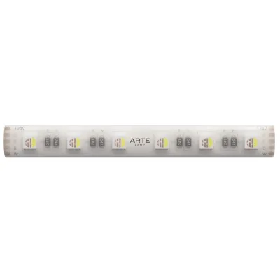 Светодиодная лента 24V 14,4W/m (на канал 3,6W/m) RGB+W 4000К 5м IP65 AQUA TAPE