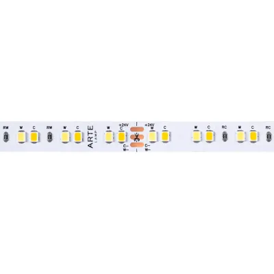 Лента светодиодная 12Вт/м 24В диммируеммая 2700-6000К IP20 140 LED/м