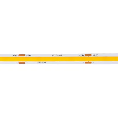 Лента светодиодная 10Вт/м 24В 3000К IP20 320 LED/м