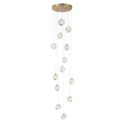 Светильник подвесной FABERGE LED 65Вт Металл Латунь