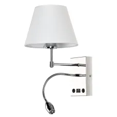 Бра ELBA E27 1х60Вт Металл Хром