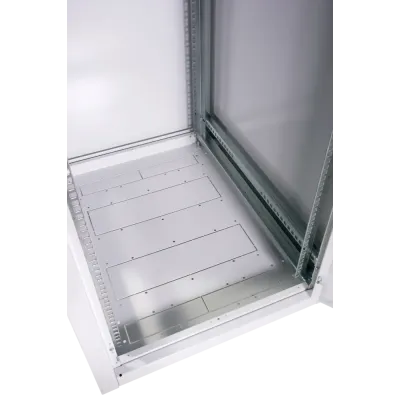 Шкаф телекоммуникационный напольный ЭКОНОМ 24U (600 х 600) дверь стекло, дверь металл
