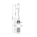 Светильник подвесной  Maytoni Pattern MOD267PL-L28CH3K LED 28W Хром
