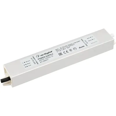 Блок питания ARPV-24036-D (24V, 1.5A, 36W) (ARL, IP67 Металл, 3 года)