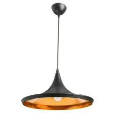 Светильник подвесной CAPPELLO E27 1х40Вт Металл Чёрный