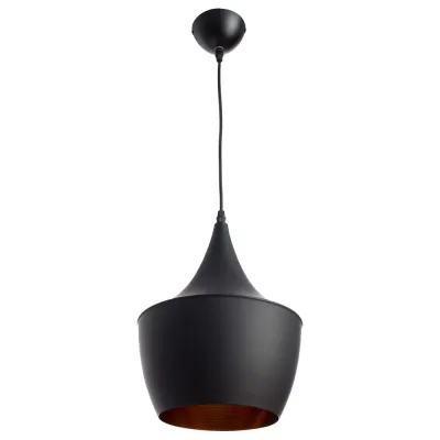 Светильник подвесной CAPPELLO E27 1х40Вт Металл Чёрный