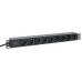 Блок розеток PDU TERACOM PRO 19' 1U 16А/250В 9 роз. Schuko шнур 2 м 3x1.5 мм2 вилка Schuko корпус пластик черный