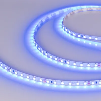 Лента светодиодная 9.6 Вт/м 24В Синий IP20 120LED/м RT-A120-5mm SMD 2835 5 м