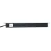 Блок розеток PDU TERACOM PRO 19' 1U 16А/250В 9 роз. Schuko шнур 2 м 3x1.5 мм2 вилка Schuko корпус алюминий черный