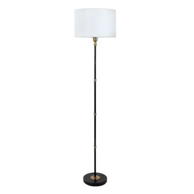 Торшер Arte Lamp JAMIE A4090PN-1BK E27 1*40Вт Металл Чёрный