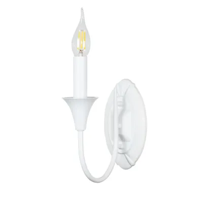 Бра COLLINETTA E14 1х40Вт Металл Белый