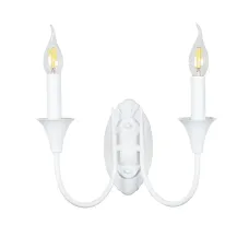 Бра COLLINETTA E14 2х40Вт Металл Белый