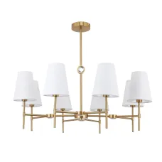 Люстра на штанге Arte lamp DANIELLA A4104LM-8PB E14 8*40Вт Металл Медный