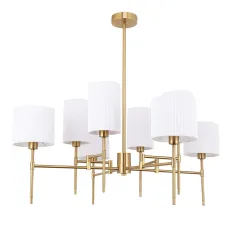 Люстра на штанге Arte lamp DEBORA A4108LM-8PB E14 8*40Вт Металл Медный