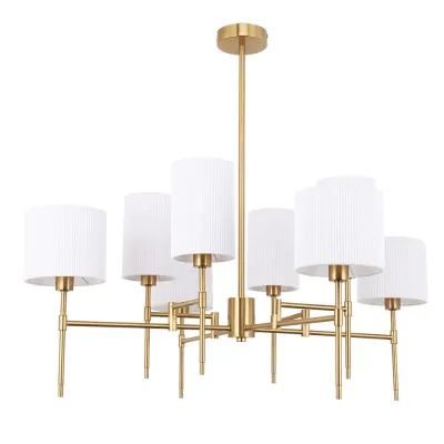 Люстра на штанге Arte lamp DEBORA A4108LM-8PB E14 8*40Вт Металл Медный