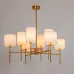 Люстра на штанге Arte lamp DEBORA A4108LM-8PB E14 8*40Вт Металл Медный