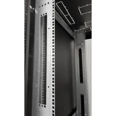 Шкаф телекоммуникационный напольный 42U (800x1000) дверь перфорированная