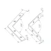 Соединитель профиля LINE-6070-L120 Set (ARL, Сталь)
