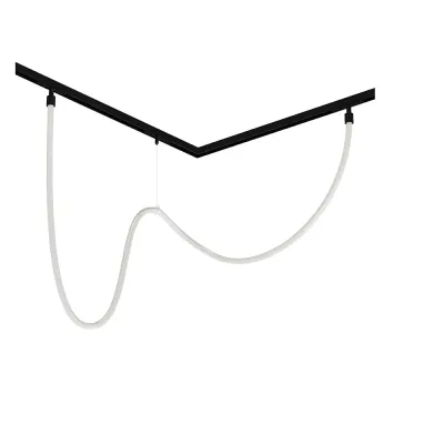 Неон гибкий LOOP для магнитных трековых систем OPTIMA, LINEA, EXPERT LED 65Вт Металл Чёрный