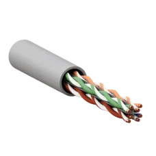 Витая пара TERACOM PRO Cat6 U/UTP 4 пары solid 23AWG оболочка LSZH нг(А)-HF цвет серый (упак 305м)