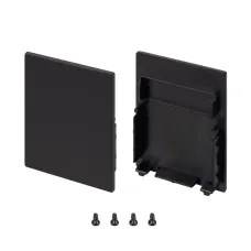 Заглушка SL-LINE-4050-3L-LOW BLACK глухая (Пластик)
