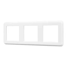 Рамка пластиковая FRM-VERSA-PL-3-WH