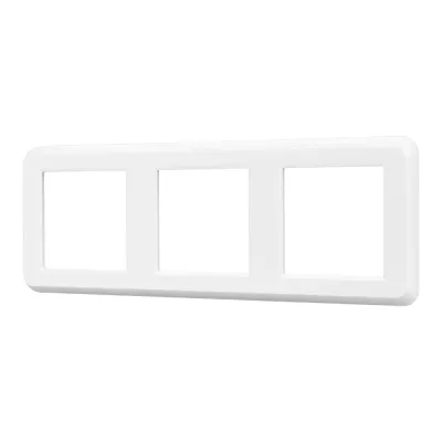 Рамка пластиковая FRM-VERSA-PL-3-WH