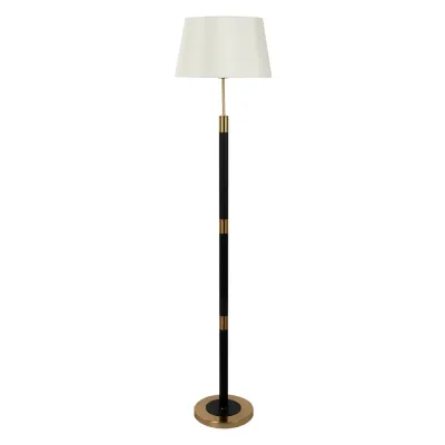 Торшер Arte Lamp ROBERT A5066PN-1BK E27 1*40Вт Металл Чёрный
