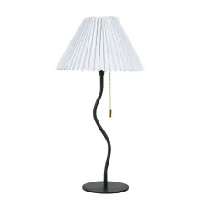 Лампа настольная декоративная AGATHA E27 1х15Вт Металл Чёрный