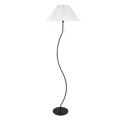 Торшер AGATHA E27 1х15Вт Металл Чёрный