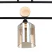 Потолочный светильник Arte Lamp GLAMORE A5076PL-3BK E27 3*60Вт Металл Чёрный