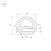 Профиль силиконовый WPH-FLEX-D20-TOP-S10-5m WHITE (Силикон)