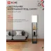 Светильник напольный этажерка ТНО 10USB-Е27-WB USB-C розетка, белый абажур, черный корпус IN HOME