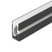 Профиль силиконовый WPH-FLEX-0612-SIDE-S8-5m BLACK (Силикон)