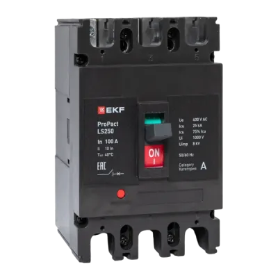 LS250 25кА 3P 100А ProPact EKF