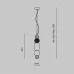 Светильник подвесной  Maytoni Collar P069PL-L35CH3K LED 35W Хром