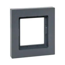 Рамка 1-местная IP44  графит.  пластик Эпика EKF