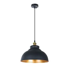 Светильник подвесной CAPPELLO E27 1х60Вт Металл Чёрный