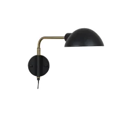 Бра ZETTA E27 1х60Вт Металл Чёрный