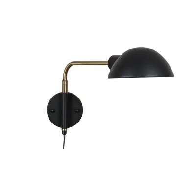 Бра ZETTA E27 1х60Вт Металл Чёрный
