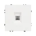 Механизм компьютерной розетки SCT-NOBE-MPC1-SFPL-WH, RJ-45, CAT6, Белый