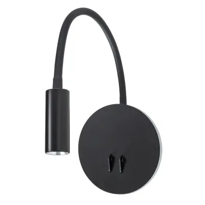 Бра ELECTRA LED 9Вт Металл Чёрный