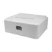 Корпус розетки для двух вставок типа Keystone Jack, белая