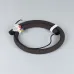 Лента герметичная MOONLIGHT-BLACK-SIDE-G280-D25mm 24V RGB 360deg 14.4 W/m, IP65, 1m, wire x1, вывод боковой, 3 года