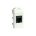 Ком.роз. RJ45 кат.6 (8P8C, Hyperline, Dual IDC 110&Krone) Brava, белая, 1мод