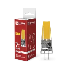 Лампа светодиодная LED-JC-COB 7Вт 12В G4 4000К 720Лм IN HOME