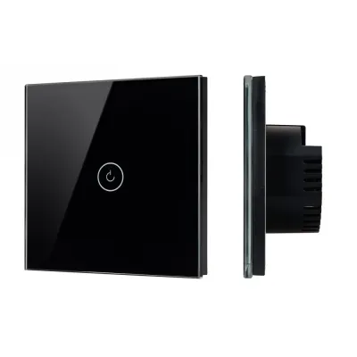 Выключатель сенсорный SWT-OMALI-S01-ZB-BK 250V, 10A, Zigbee Стекло