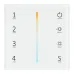 Панель Sens SMART-P38-MIX White 230V, 4 зоны, 2.4G ARL, IP20 пластик, 5 лет