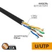 Витая пара U/UTP 4PR 24AWG CCA CAT5e PE OUT черный 305 м